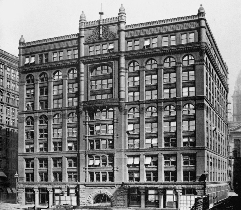 Roockery Building Chicago. Burnham si Root. Foto arhiva.
